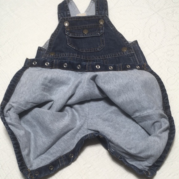 3-6m (4/$20) Lined Denim Overalls by Old Navy - Picture 9 of 16